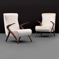 Pair of Armed Lounge Chairs, Manner of Paolo Buffa - Sold for $4,375 on 02-06-2021 (Lot 354).jpg